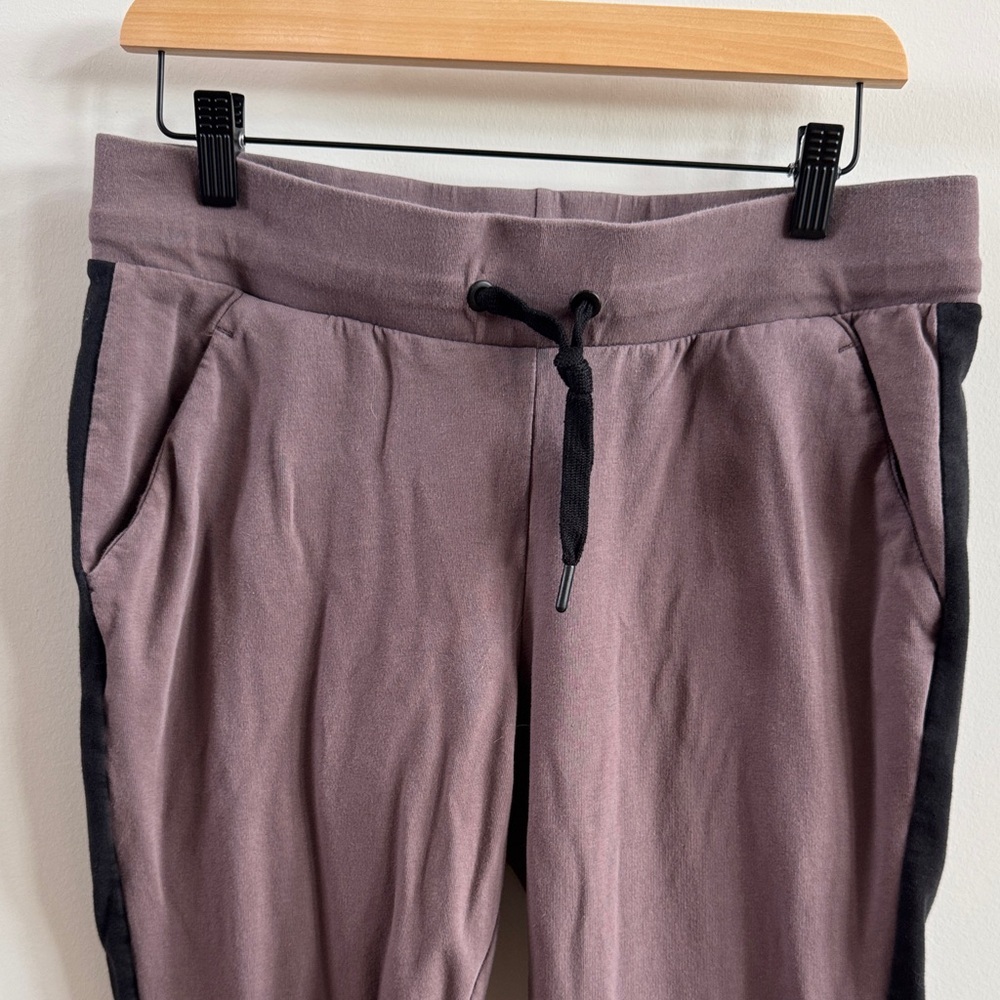 Reebok Mauve and Black Track Pants - Picture 3 of 8